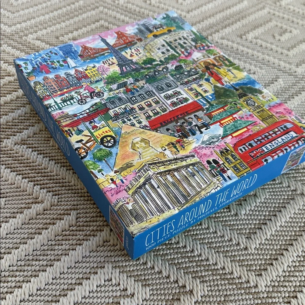 Galison Cities Around The World 1000 piece Puzzle - Picture 2 of 3